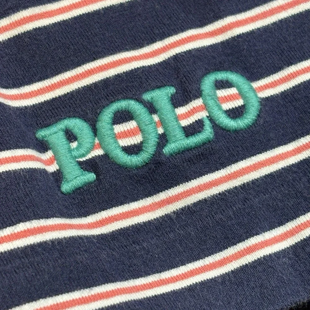 Polo Golf Shirt Ralph Lauren Stretch Lisle Mens XL Striped Pony Logo Performance